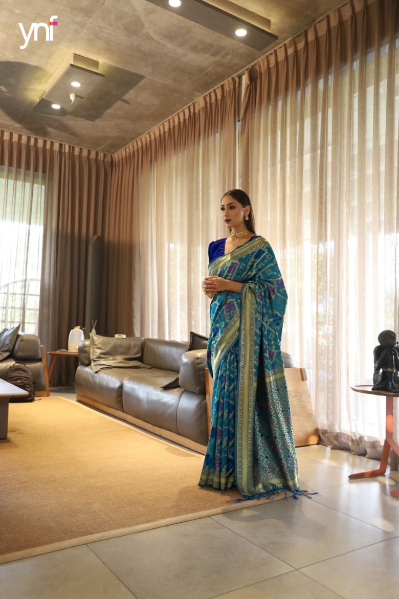 Ynf Palak Fancy Wear Poly Silk Saree New Collection